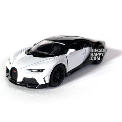 2021 Bugatti Chiron Super Sport 1:38 Scale Diecast Model White by Kinsmart