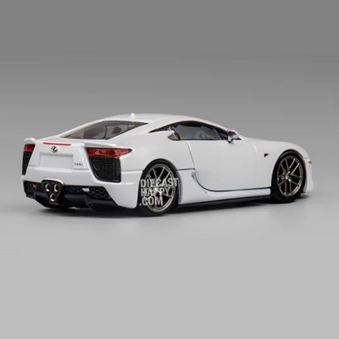 2010 Lexus LFA 1:64 Scale Diecast Model Pearl White by CM Model