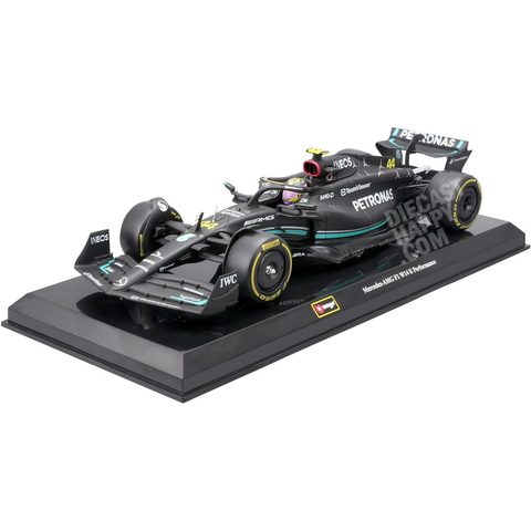 2023 F1 Mercedes AMG W14 Lewis Hamilton #44 1:24 Scale Diecast Model by Bburago
