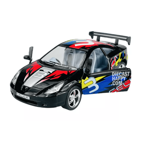 1999 Toyota Celica 1:34 Scale Diecast Model Black by Kinsmart