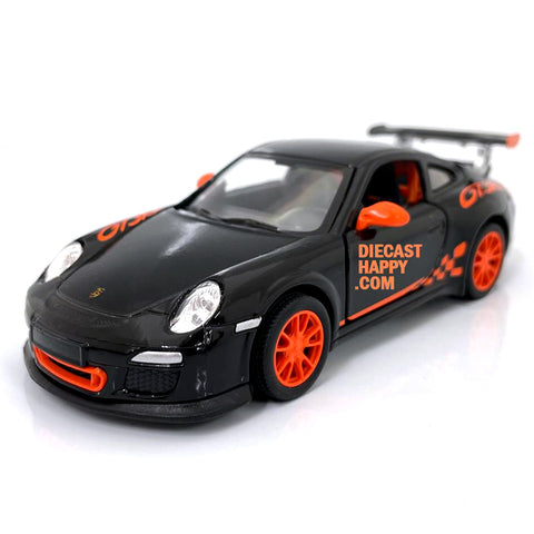2010 Porsche 911 GT3 RS 1:36 Scale in Black by Kinsmart