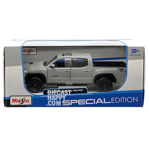 2023 Toyota Tacoma 1:27 Scale Diecast Model Grey by Maisto