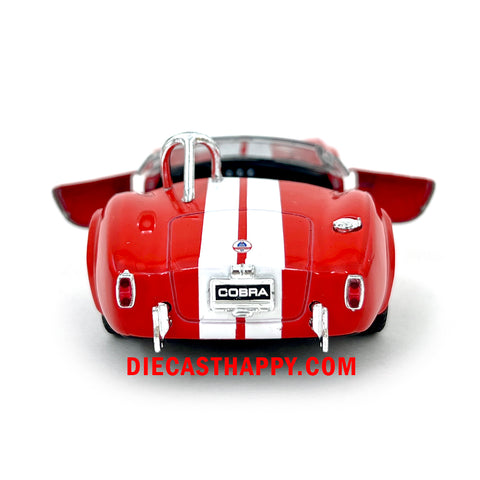 1965 Shelby Cobra 427 1:32 Scale Diecast Model Blue/Red/White/Yellow by Kinsmart (SET OF 4)