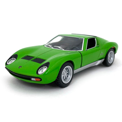 1971 Lamborghini Miura P400 1:34 Scale Diecast Model Green by Kinsmart