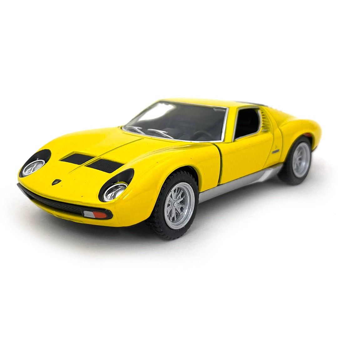 1971 Lamborghini Miura P400 1 34 Scale Diecast Model Yellow by