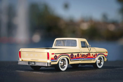 I Love The 70's 1979 Ford F-150 1:24 Scale Diecast Model Beige with Decals by Jada 31609