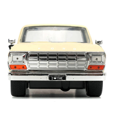 I Love The 70's 1979 Ford F-150 1:24 Scale Diecast Model Beige with Decals by Jada 31609