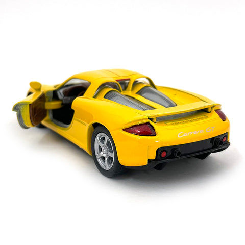 2007 Porsche Carrera GT 1:36 Scale Diecast Model Yellow by Kinsmart