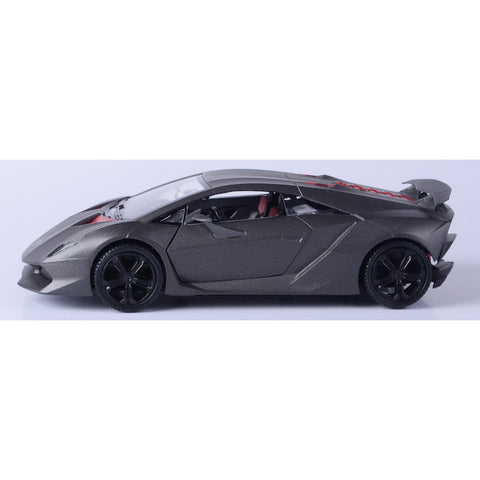 2011 Lamborghini Sesto Elemento 1:24 Scale Diecast Model Gunmetal / Metallic Pearl Black by Motor Max