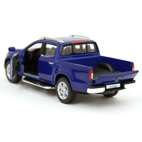 2017 Mercedes-Benz X-Class Double Cab Pickup Truck 1:42 Scale Black/Red/Blue/Yellow by Kinsmart (SET OF 4)