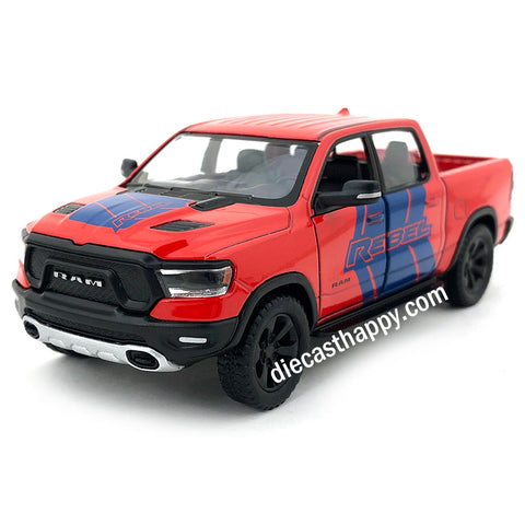 2019 Dodge Ram 1500 Livery Edition Pick Up Truck 1:46 Scale Diecast Model by Kinsmart (SET OF 4)2019 Dodge Ram 1500 Livery Edition Pick Up Truck 1:46 Scale Diecast Model Red by Kinsmart