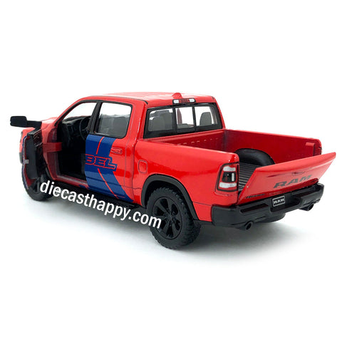 2019 Dodge Ram 1500 Livery Edition Pick Up Truck 1:46 Scale Diecast Model Red by Kinsmart