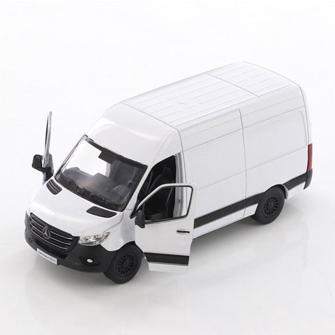 DHL Delivery Truck 2020 Mercedes Benz Sprinter Cargo Van 1:48 Scale Diecast Model Yellow by Kinsmart diecasthappy.com