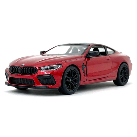 2021 BMW M8 Competition Coupe 1:38 Scale Diecast Model Red by Kinsmart