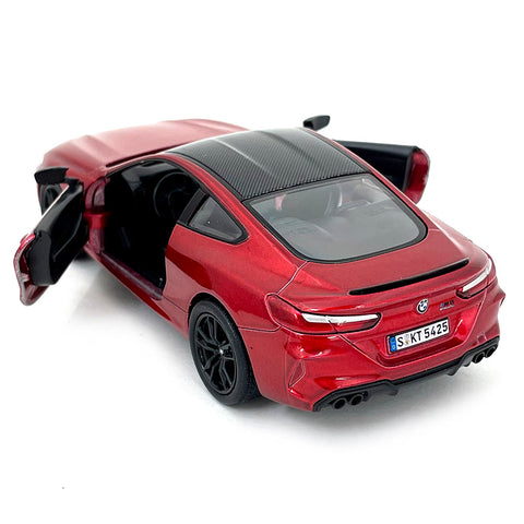 2021 BMW M8 Competition Coupe 1:38 Scale Diecast Model Red by Kinsmart