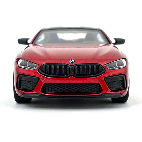 2021 BMW M8 Competition Coupe 1:38 Scale Diecast Model Red by Kinsmart