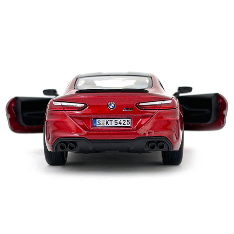 2021 BMW M8 Competition Coupe 1:38 Scale Diecast Model Red by Kinsmart