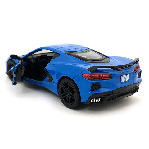 2021 Chevy Corvette C8 1:36 Scale Diecast Model Blue by Kinsmart