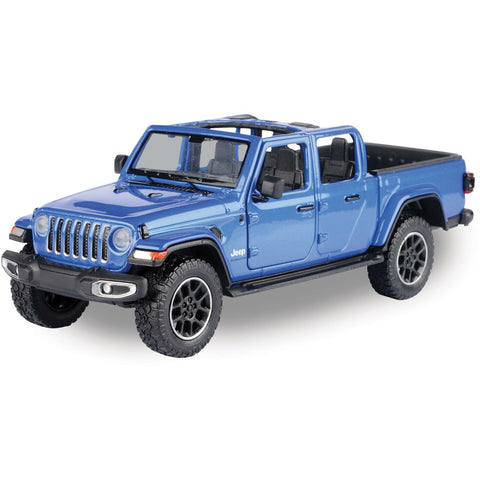 2021 Jeep Gladiator Rubicon Open Top 1:27 Scale Diecast Model Blue by Motor Max 79370