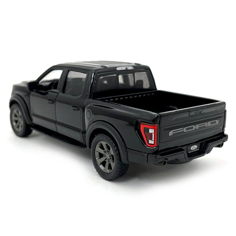 2022 Ford F-150 Raptor Pickup 1:46 Scale Diecast Model Black by Kinsmart