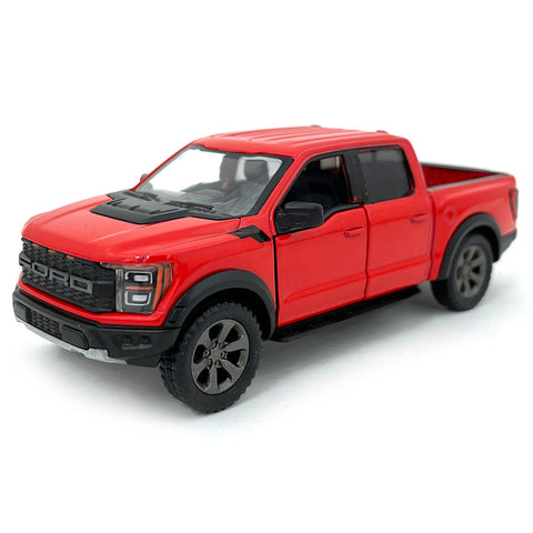 2022 Ford F-150 Raptor Pickup 1:46 Scale Diecast Model Red by Kinsmart