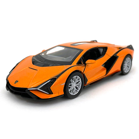 2022 Lamborghini Sián FKP 37 1:40 Scale Diecast Model Orange by Kinsmart