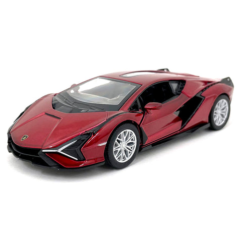 2022 Lamborghini Sián FKP 37 1:40 Scale Diecast Model Red by Kinsmart