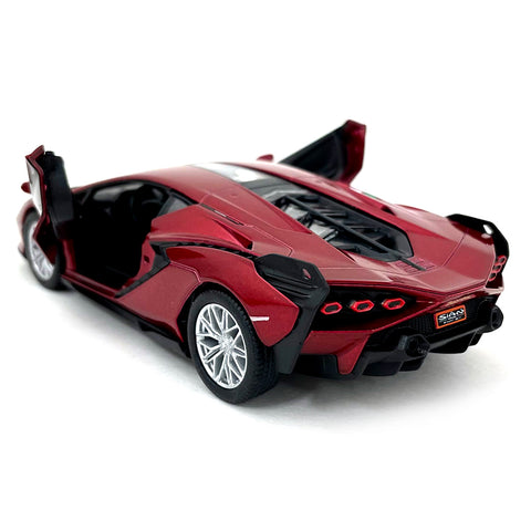 2022 Lamborghini Sián FKP 37 1:40 Scale Diecast Model Red by Kinsmart