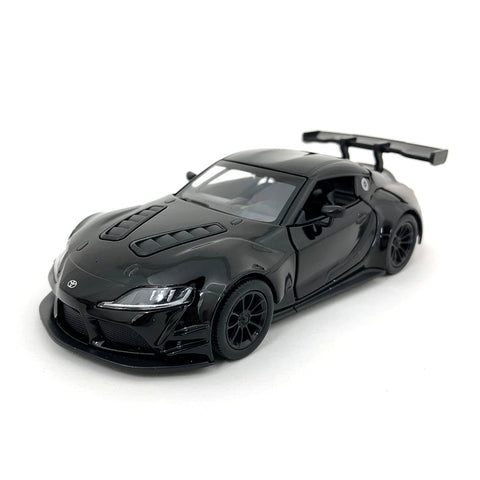 2022 Toyota GR Supra Racing Concept 1:38 Scale Diecast Model Black/White/Red/Yellow Han Brian Dom