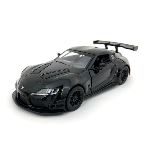 2022 Toyota GR Supra Racing Concept 1:38 Scale Diecast Model Black/White/Red/Yellow Han Brian Dom