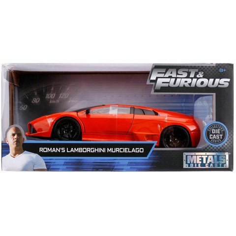 Fast & Furious Roman's Lamborghini Murcielago 1:24 Scale Diecast Model Orange by Jada 30765