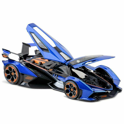 2019 Lamborghini V12 Vision Gran Turismo 1:18 Scale Diecast Model Blue by Maisto 31454