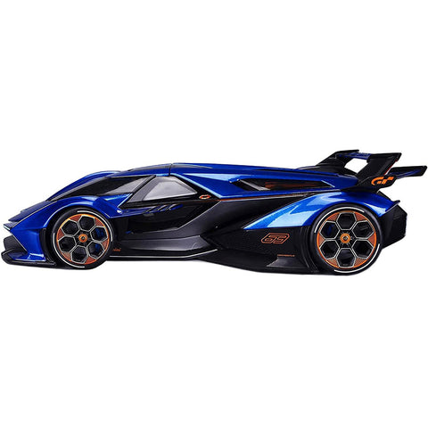 2019 Lamborghini V12 Vision Gran Turismo 1:18 Scale Diecast Model Blue by Maisto 31454