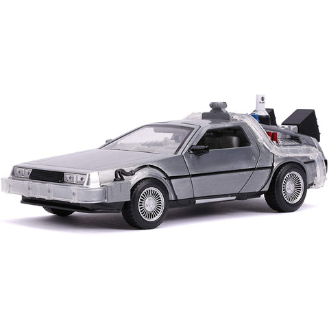 1983 Delorean DMC Back to the Future Part II Time Machine 1:24 Scale Diecast Model by Jada 31468