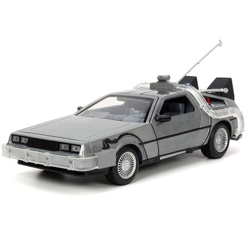 1983 Delorean DMC Back to the Future Time Machine 1:24 Scale Diecast Model by Jada 32911