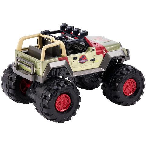 1993 Jurassic Park/World Jeep Wrangler Off Road Version w/ Big Wheels by Matchbox