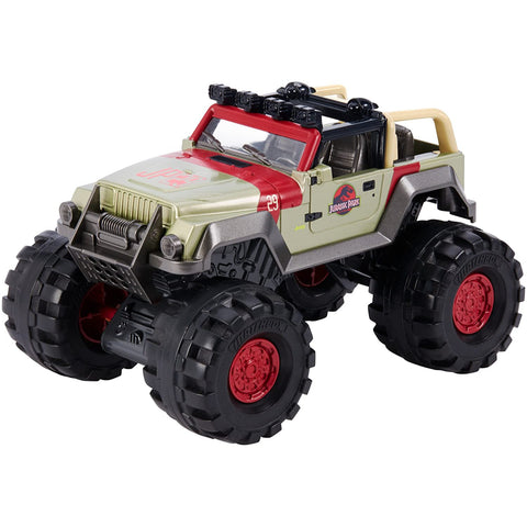 1993 Jurassic Park/World Jeep Wrangler Off Road Version w/ Big Wheels by Matchbox