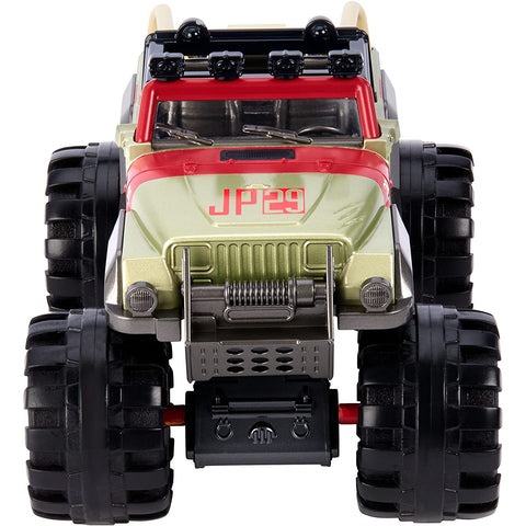 1993 Jurassic Park/World Jeep Wrangler Off Road Version w/ Big Wheels by Matchbox