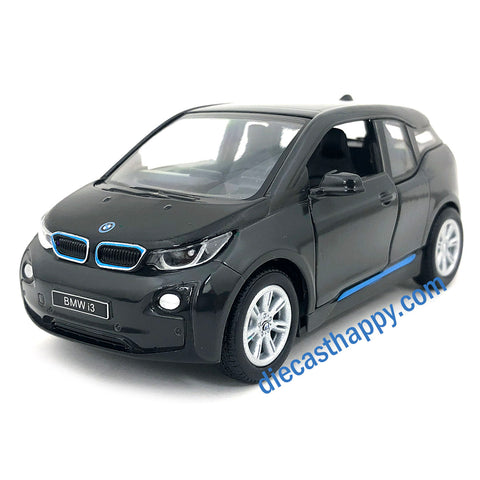 BMW i3 1:32 Scale Diecast Model Black by Kinsmart