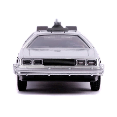 1983 Delorean DMC Back to the Future Part II Time Machine 1:32 Scale Diecast Model by Jada 30541 diecast happy