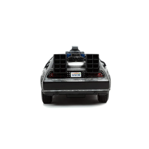 1983 Delorean DMC Back to the Future Time Machine 1:32 Scale Diecast Model by Jada 32185 diecast happy