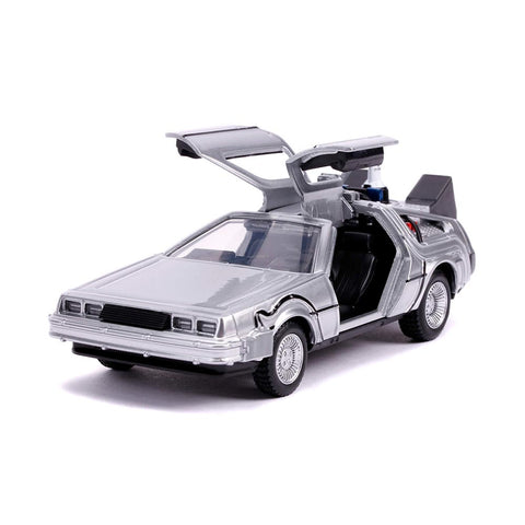 1983 Delorean DMC Back to the Future Part II Time Machine 1:32 Scale Diecast Model by Jada 30541 diecast happy