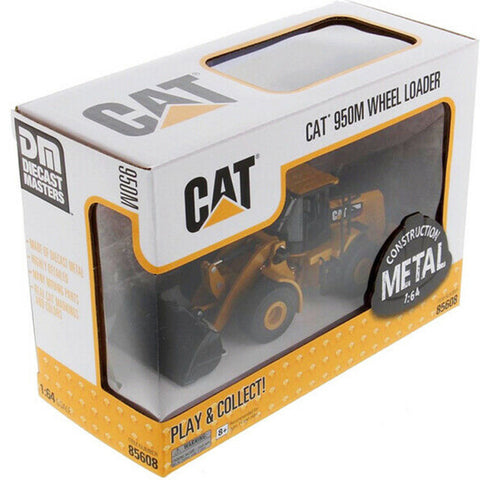 Caterpillar Cat 950M Wheel Loader 1:64 Scale Diecast Model Yellow by Diecast Masters 85608