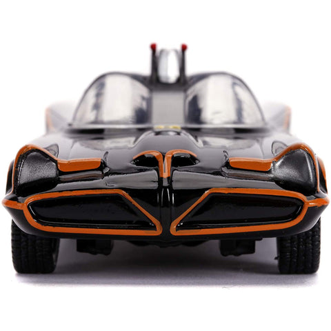 DC Comics 1966 Batmobile with Batman Figure 1:32 Scale Diecast Model Black by Jada 31703