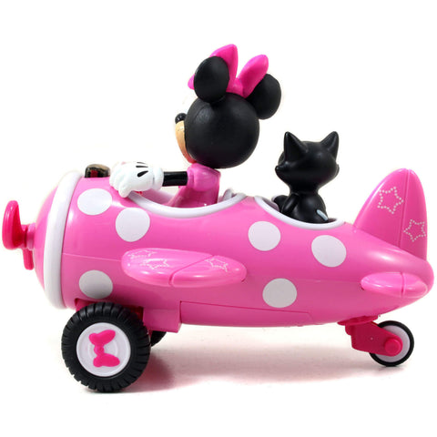 Disney Junior Minnie Mouse Airplane 7 Inch R/C by Jada 97115