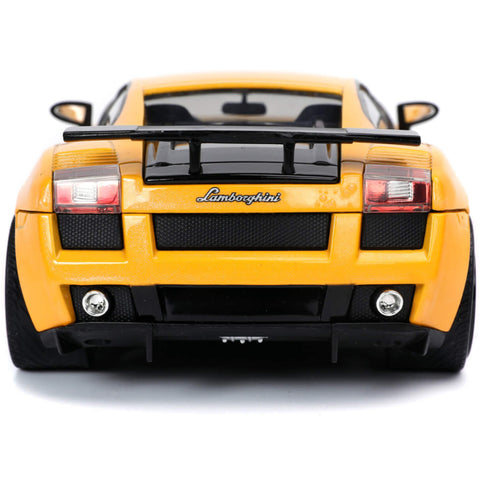 Fast & Furious 6 Dom's Lamborghini Gallardo Superleggera 1:24 Scale Diecast Model Yellow by Jada 32609