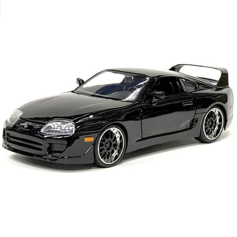 Fast & Furious Brian's 1995 Toyota Supra 1:24 Scale Diecast Model Black by Jada 33380