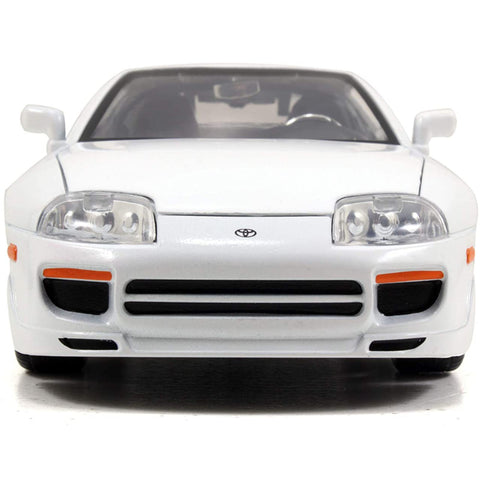 Fast & Furious Brian's 1995 Toyota Supra 1:24 Scale Diecast Model White by Jada 97375