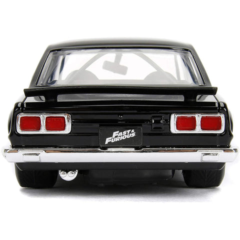 Fast & Furious Brian's 1971 Nissan Skyline 2000 GT-R 1:24 Scale Diecast Model Black by Jada 99686