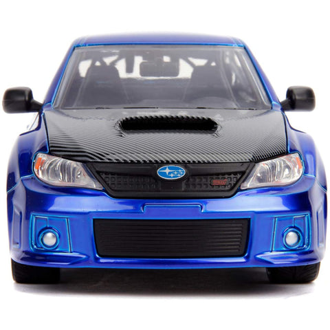 Fast & Furious Brian's Subaru Impreza WRX STI 1:24 Diecast Model Blue by Jada 99514